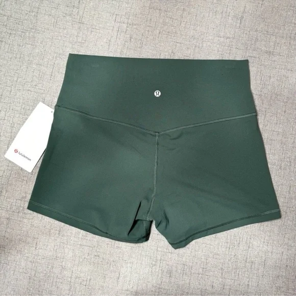 Lululemon Align Short High Rise Bike Shorts Dark Forest Green 12 NWT - Picture 5 of 8